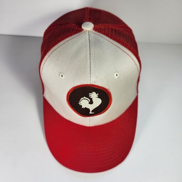Big Rock Brewery Hat Men's Baseball Cap Hat Baseball Cap Red Beige Snapback Beer - Picture 3 of 10